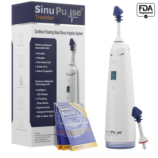 Traveler™ Portable Pulsating Sinus Rinse System