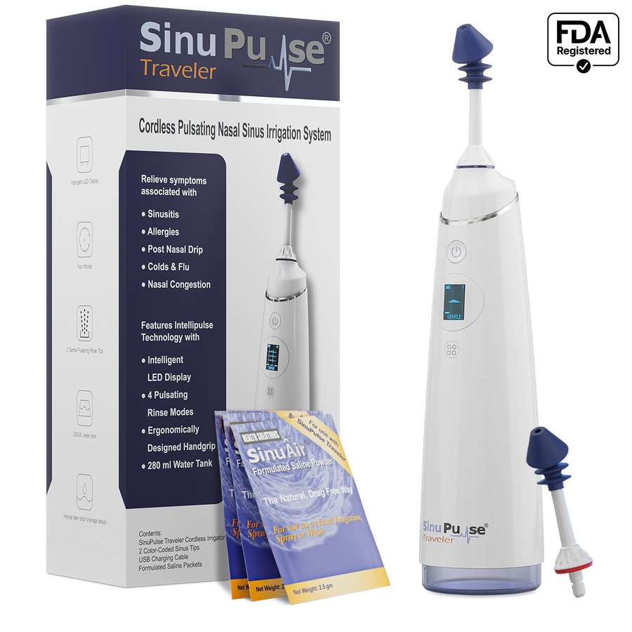 Traveler™ Portable Pulsating Sinus Rinse System